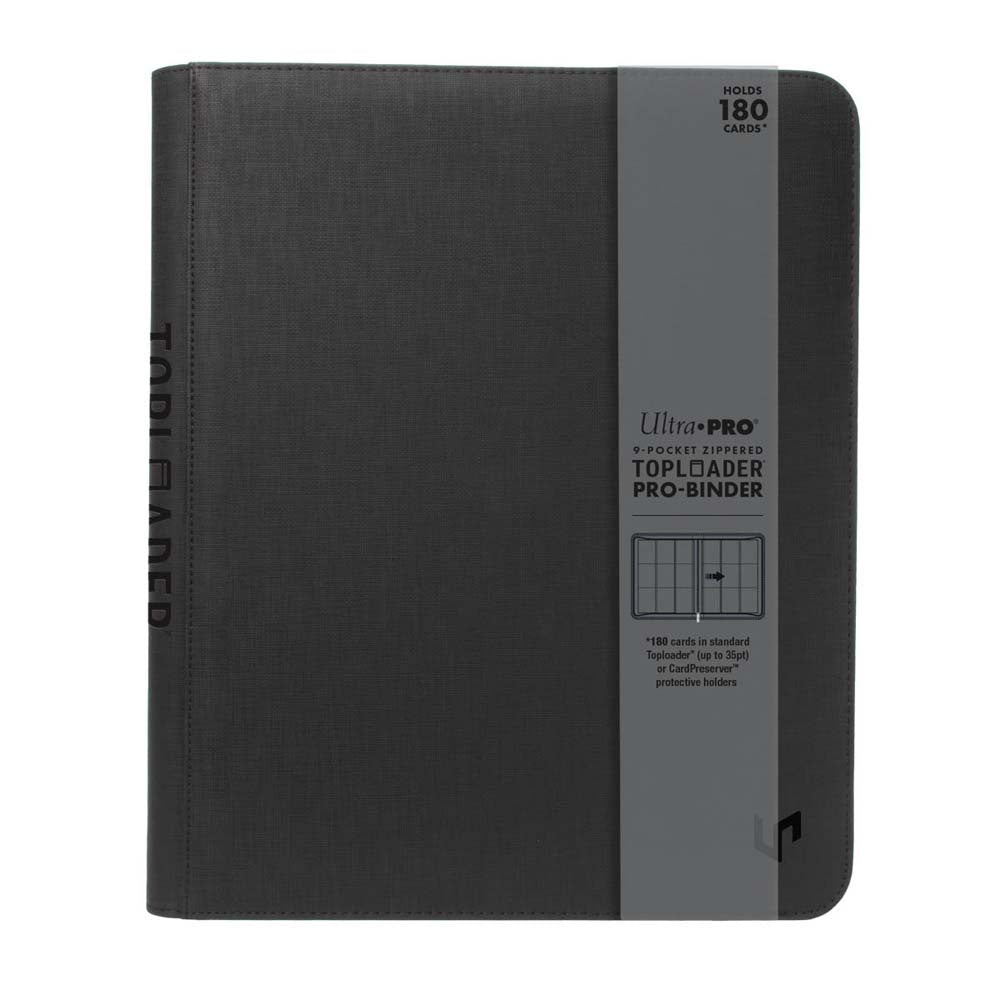 UltraPro 9-Pocket Zippered Toploader Premium PRO-Binder