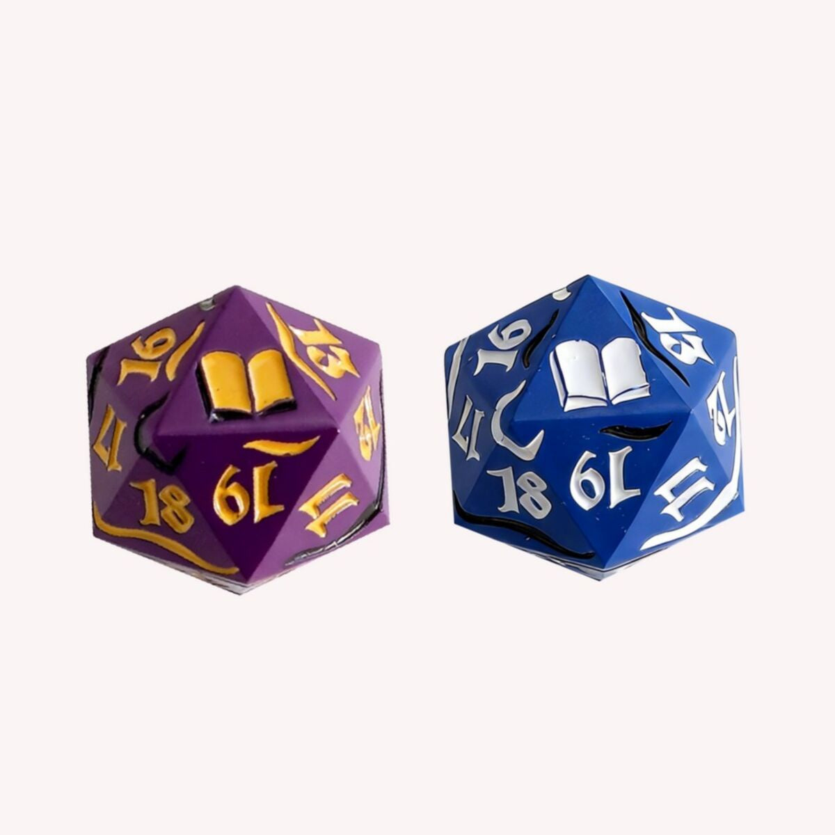 LPG Dice Dual Spindown Mage Blue/White Purple/Gold