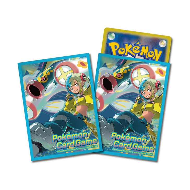 Pokemon Card Game TCG Deck Sleeves Canary & Mega Eelektross