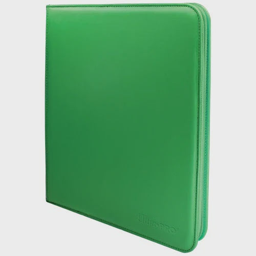 VIVID 12 pocket Zippered PRO Binder-Green