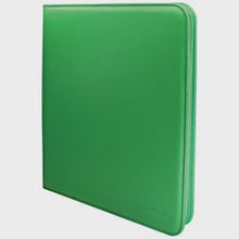 VIVID 12 pocket Zippered PRO Binder-Green