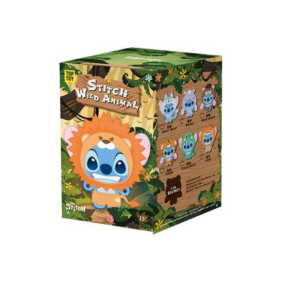 TOP TOY Disney Stitch Wild Animal Series Vinyl Plush Blind Box