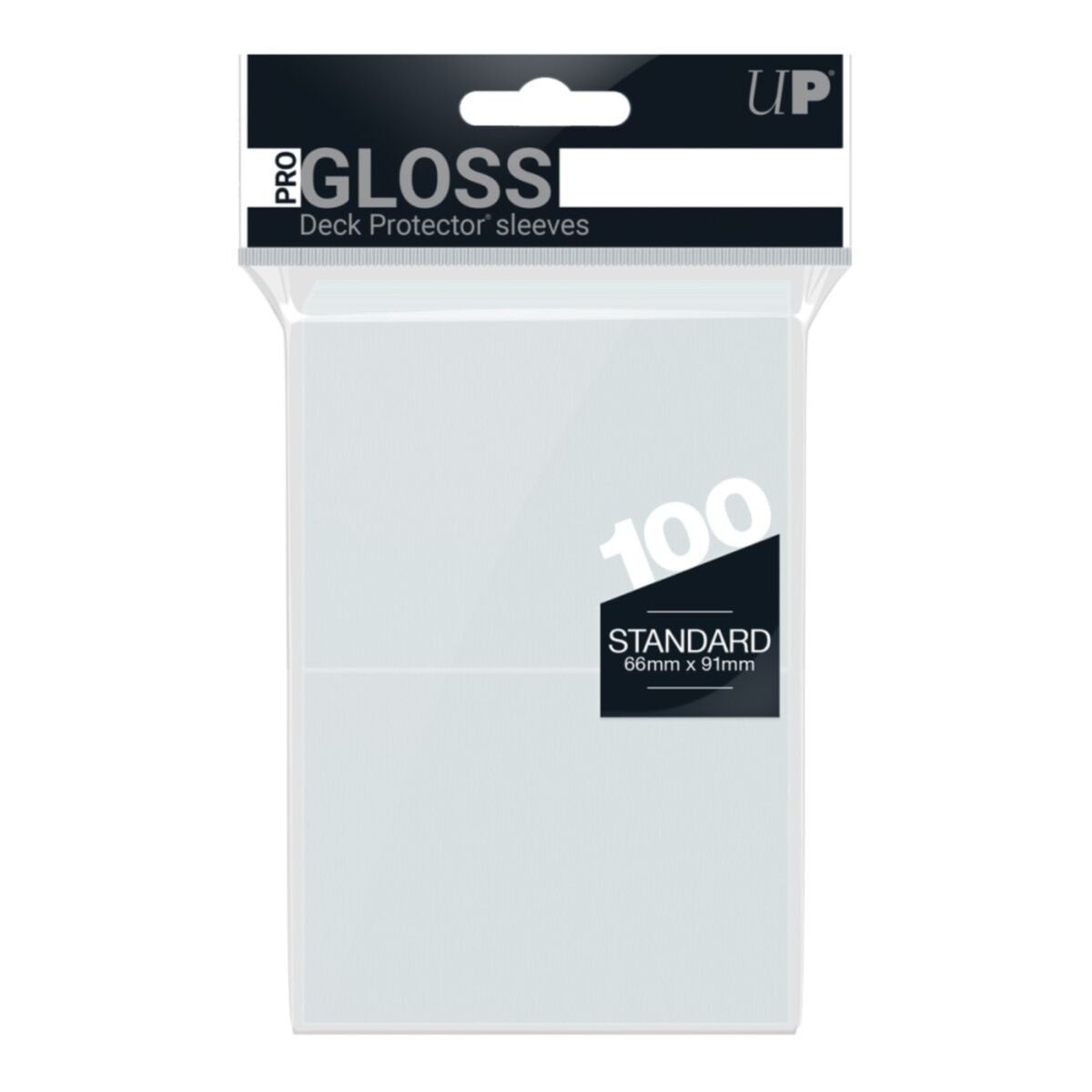 Ultra Pro: PRO-Gloss 100ct Standard Deck Protector sleeves: Clear