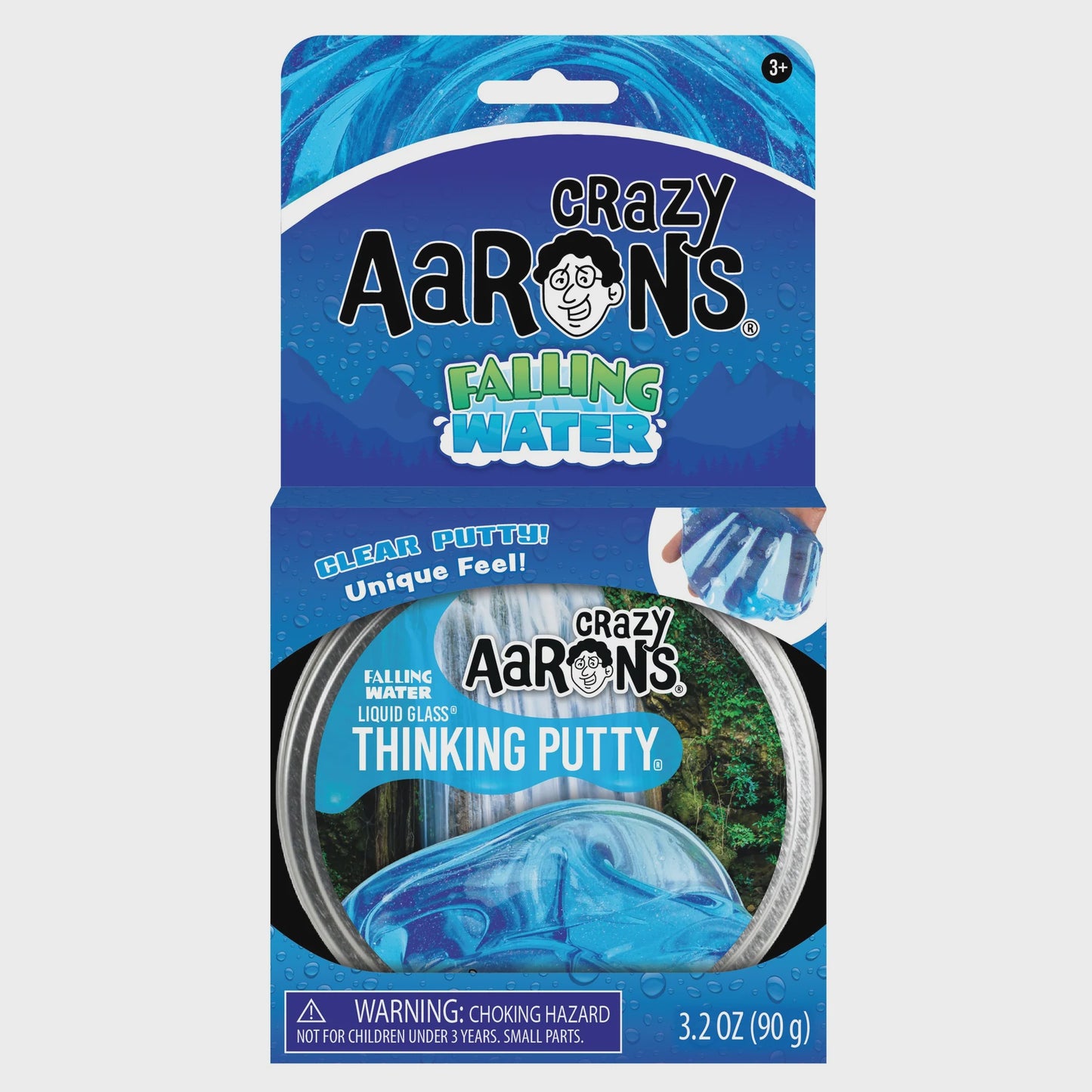 Crazy Aaron's Thinking Putty Liquid Glass Falling Water