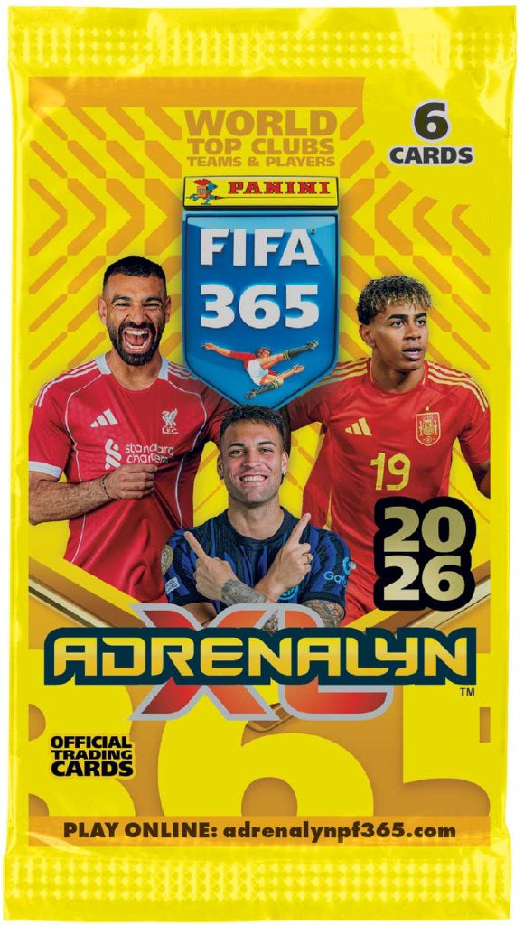 Panini 2026 FIFA 365 Adrenalyn XL Trading Cards Booster Pack