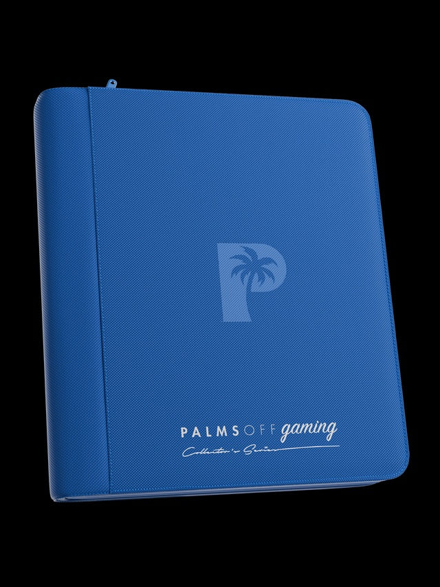 Collector's Series Top Loader Zip Binder - 4 Pocket - Blue