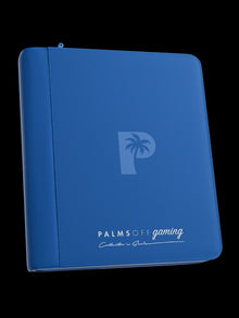 Collector's Series Top Loader Zip Binder - 4 Pocket - Blue