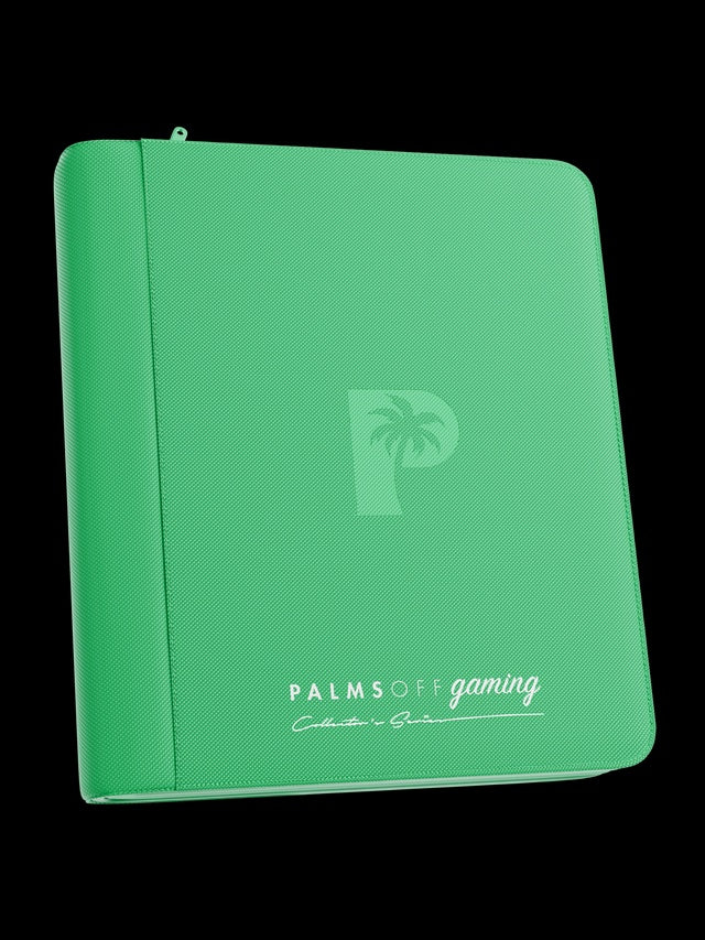 Collector's Series Top Loader Zip Binder - 4 Pocket - Green