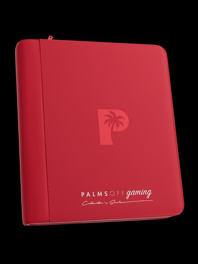 Collector's Series Top Loader Zip Binder - 4 Pocket - Red