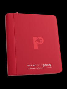 Collector's Series Top Loader Zip Binder - 4 Pocket - Red
