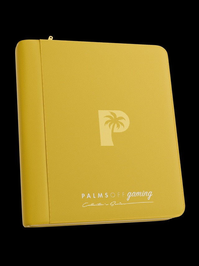 Collector's Series Top Loader Zip Binder - 4 Pocket - Yellow