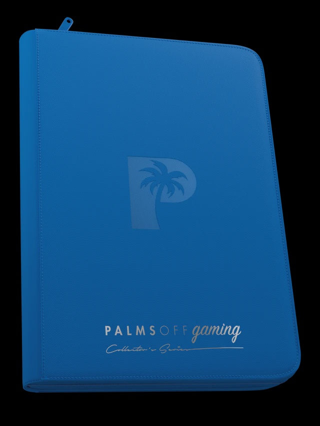 Collector's Series Top Loader Zip Binder - 9 Pocket - Blue