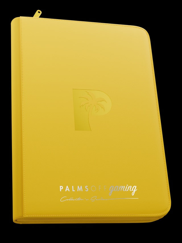 Collector's Series Top Loader Zip Binder - 9 Pocket - Yellow