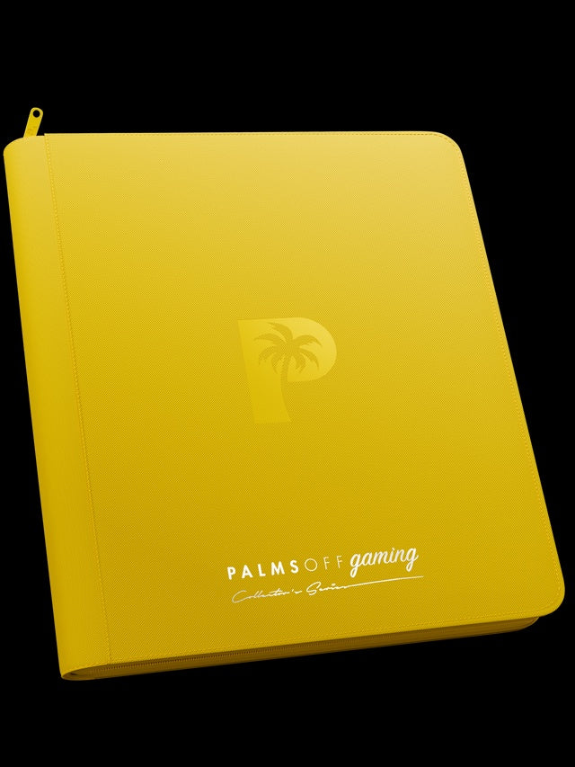 Collector's Series 12 Pocket Zip Binder - Yellow