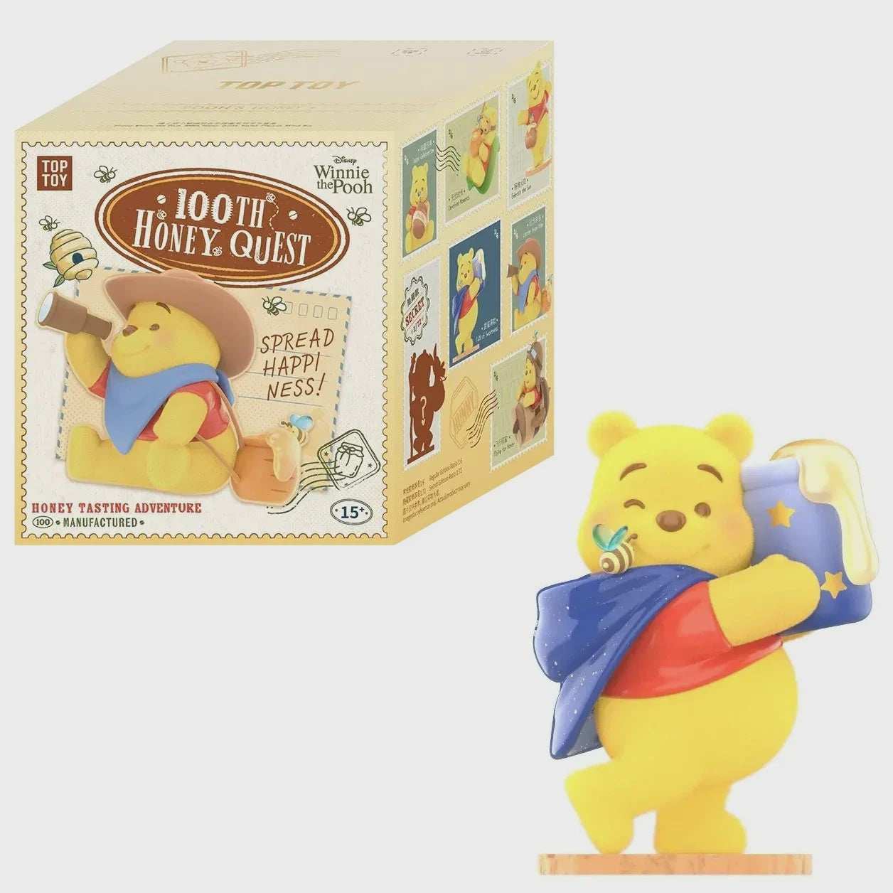 Disney Winnie the Pooh 100th Honey Quest Series Figure Blind Box