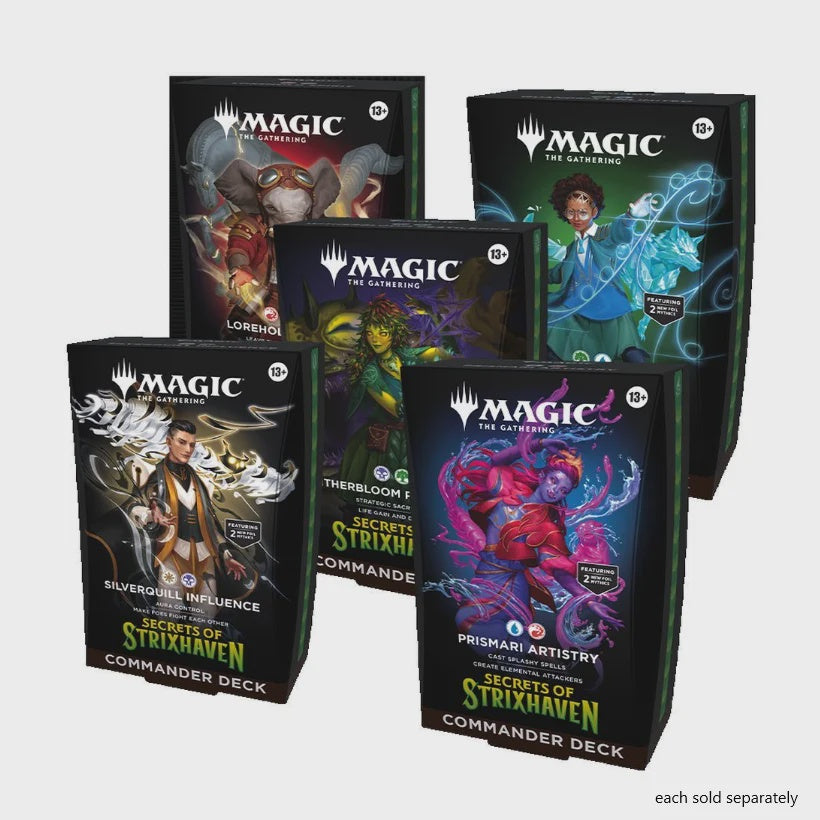 MTG: Magic the Gathering - Secrets of Strixhaven Assorted Commander Deck