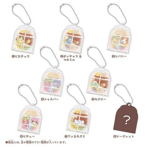 Pokemon PokePeace Moving Acrylic Charm Collection Cozy Winter
