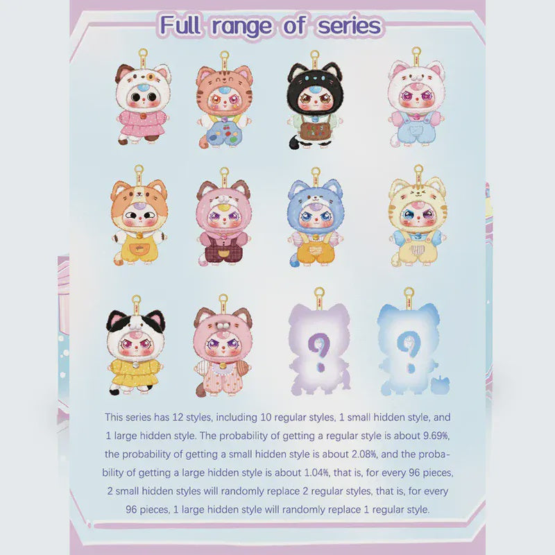 Baby Three - Kitten Wardrobe Plush Blind Box