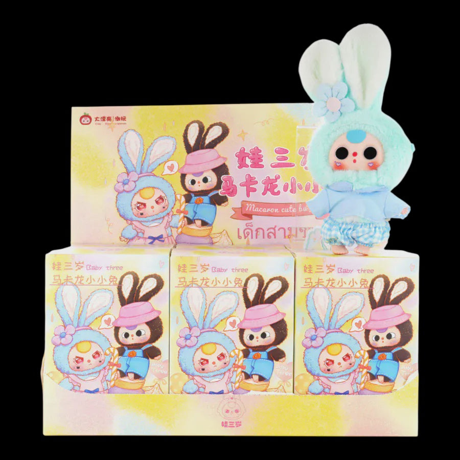 Baby Three - Macaron Cute Bunny Plush Blind Box