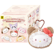 Hello Kitty & Friends - Fluffy Teddy Bear Series Blind Box Vinyl Plush Keychain (Single Unit)