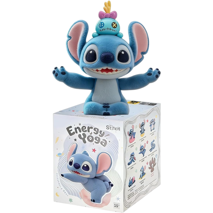 Lilo & Stitch - Stitch Energy Yoga Series Blind Box Flocked Vinyl Figure (Single Unit)