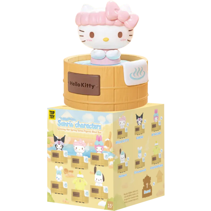 Sanrio - Sanrio Characters Spinning Hot Springs Series Blind Box Vinyl Figure (Single Unit)